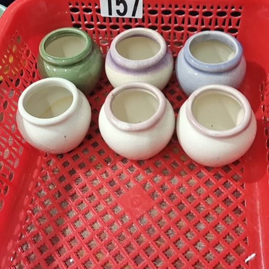 微瑕陶瓷盆12包邮