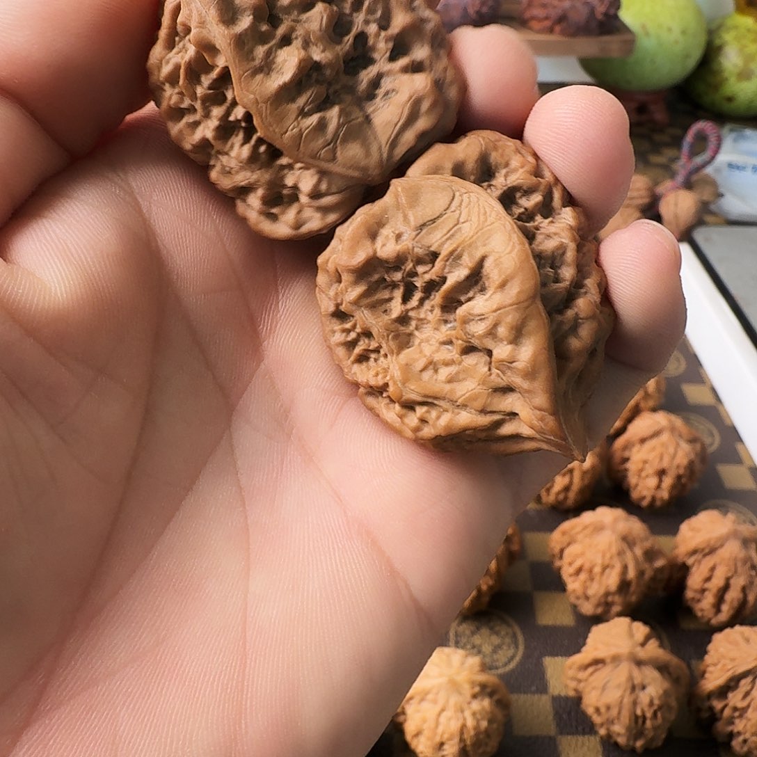 把件文玩核桃四座楼半臂