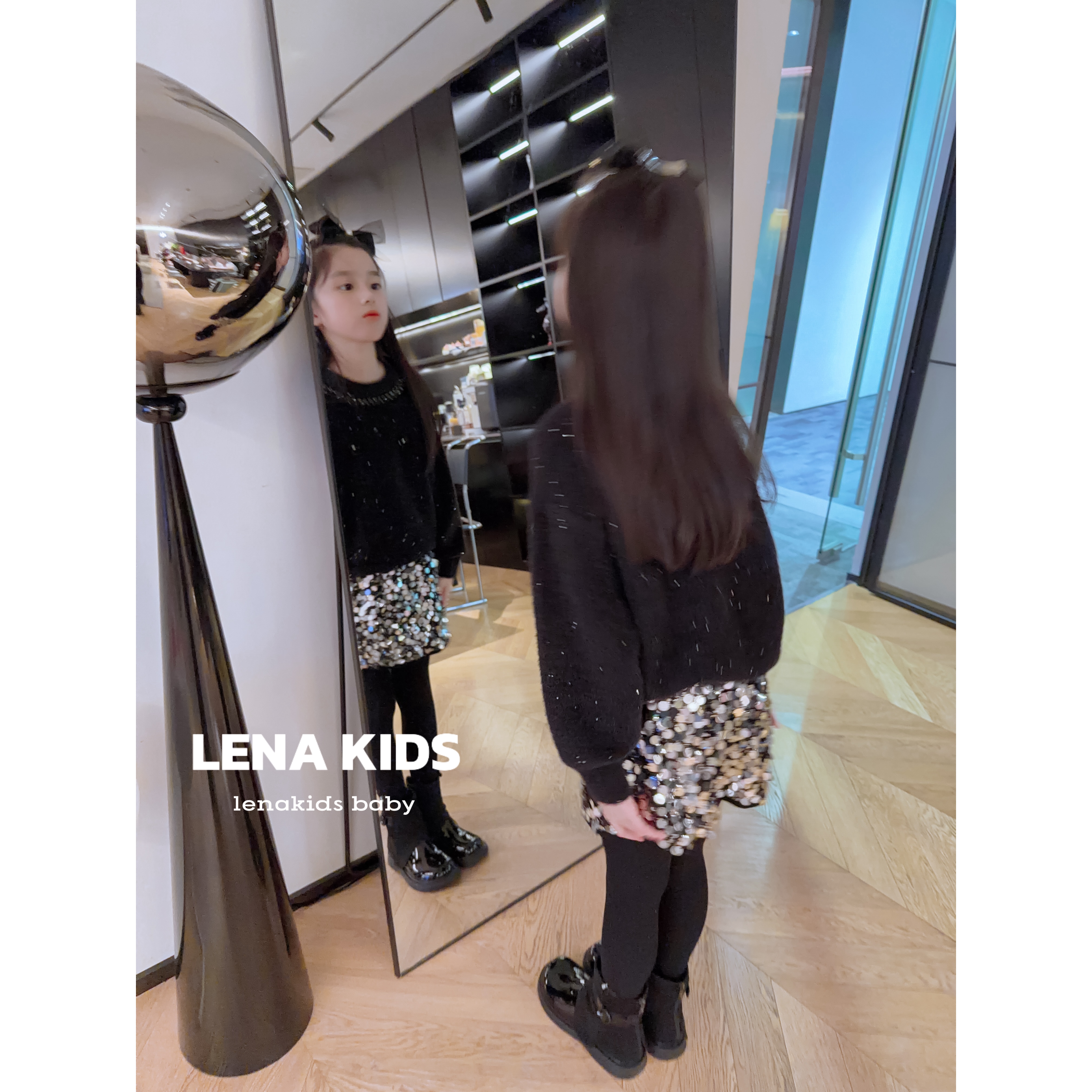 PP·Twinkle【现货】【星空爆闪”仿貂绒加厚闪闪公主毛衣】25092102