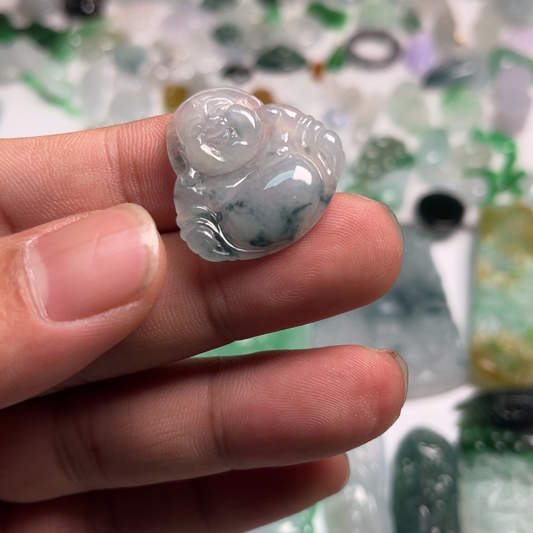 翡翠未镶嵌吊坠(不含链)天然翡翠