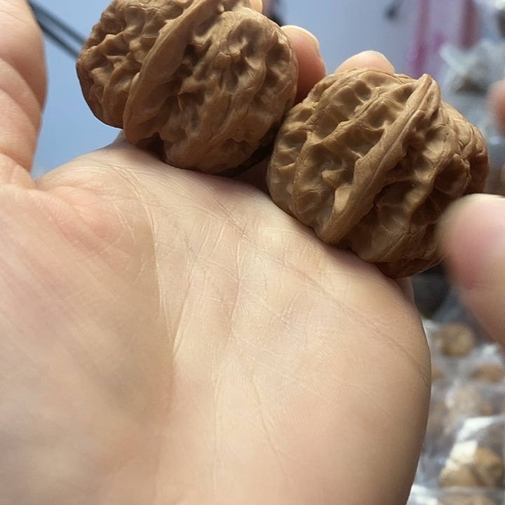 文玩核桃把件43平谷方块