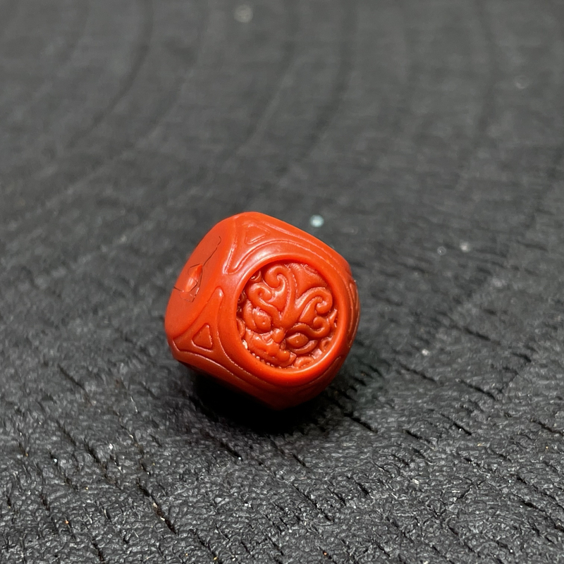 2908 方糖文玩配饰精工四方神兽散珠顶珠腰珠手串配珠