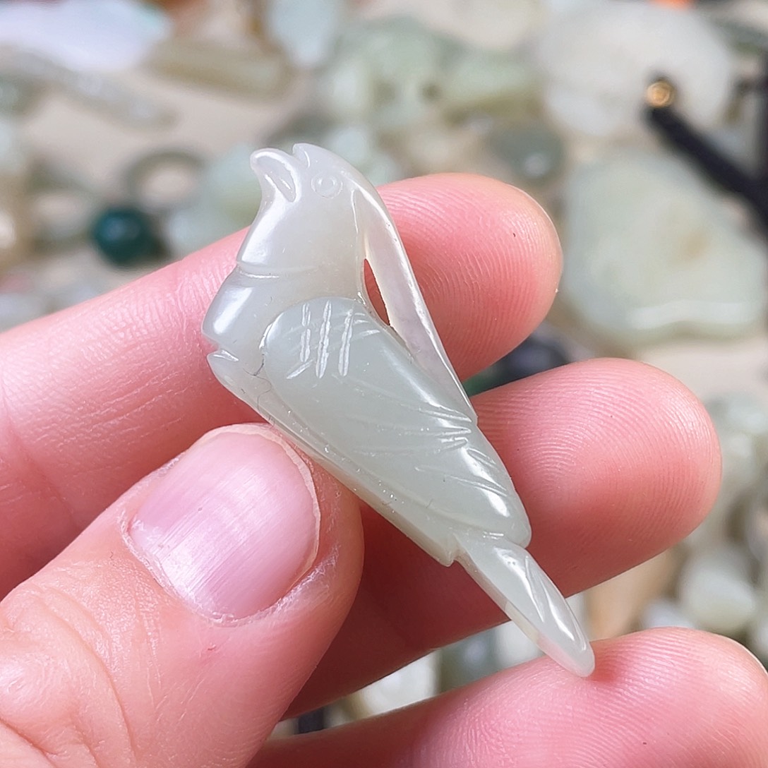 和田玉（糖玉）颈饰未镶嵌