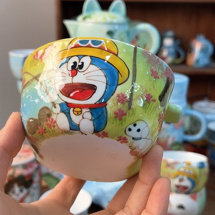 陶景德镇釉下手绘陶瓷 