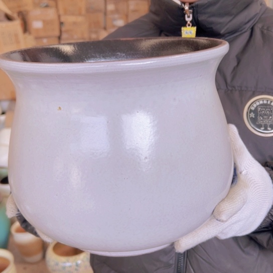 紫砂花盆高23口25—————-