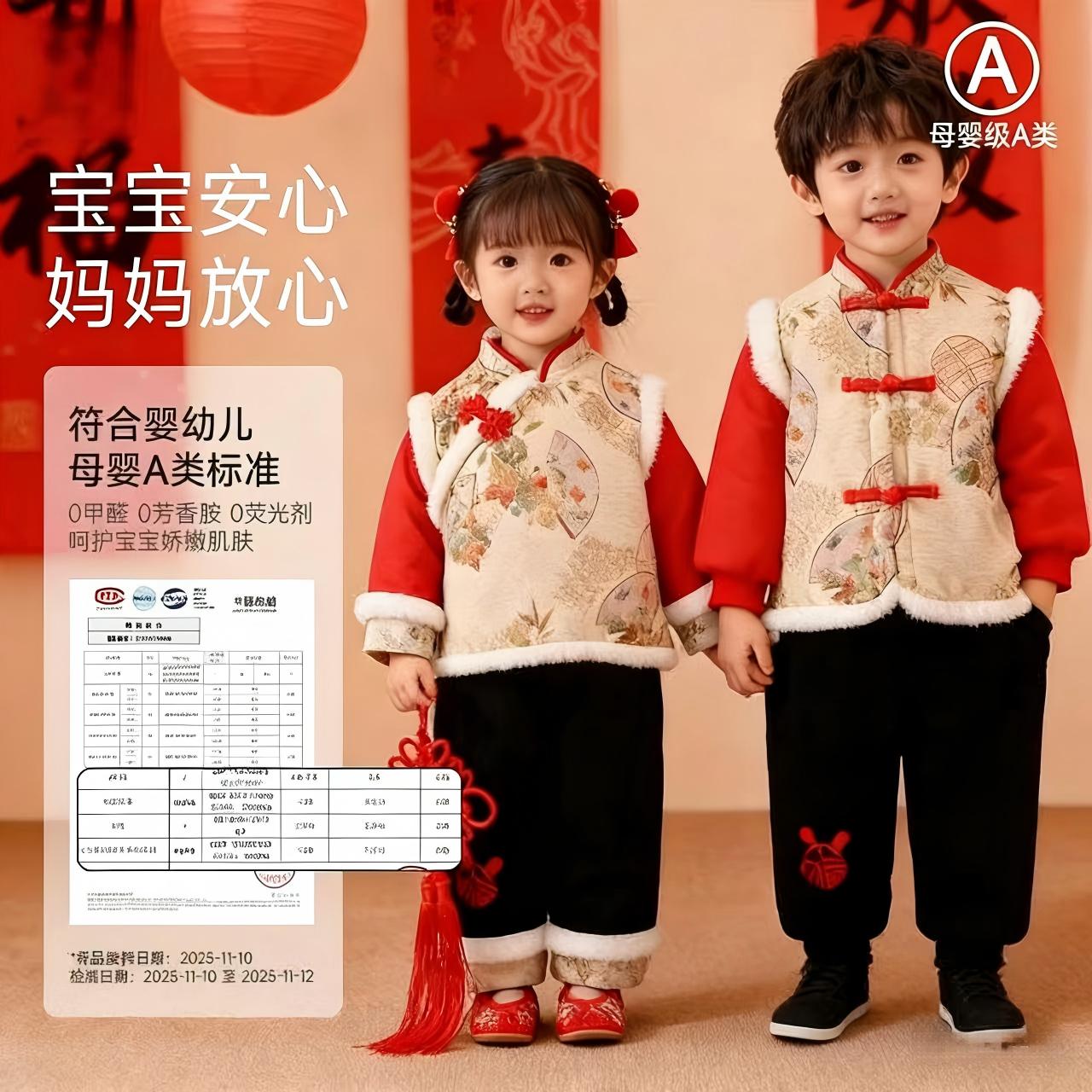 【--2号链接--】【呗啦】120克哈衣福利款男女童