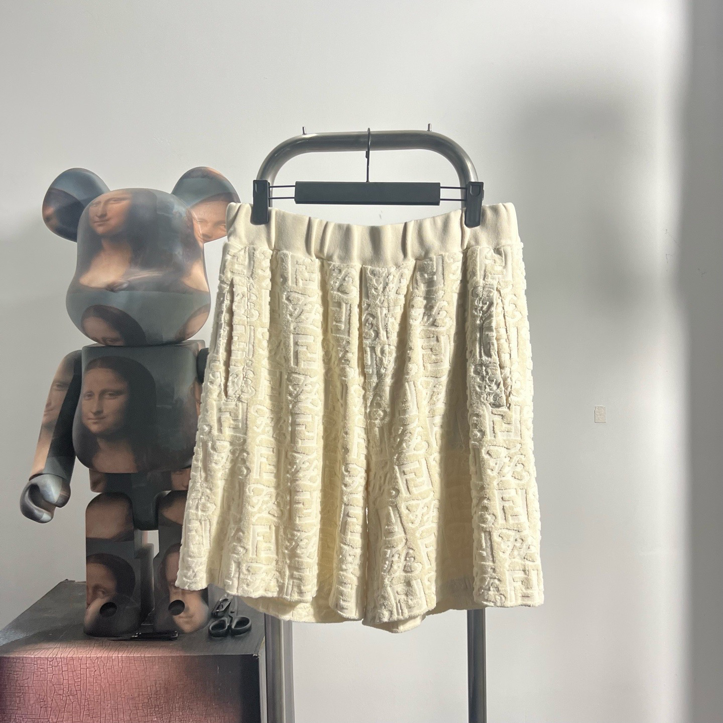 99新 FENDI/芬迪 满印毛巾短裤 R1530 尺码：48 裤长50 腰围42