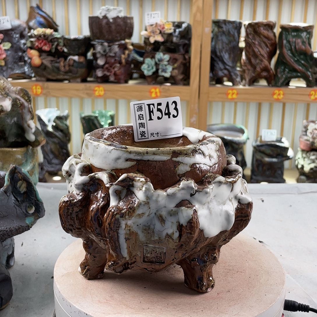 紫砂花盆手工制作默认微瑕543