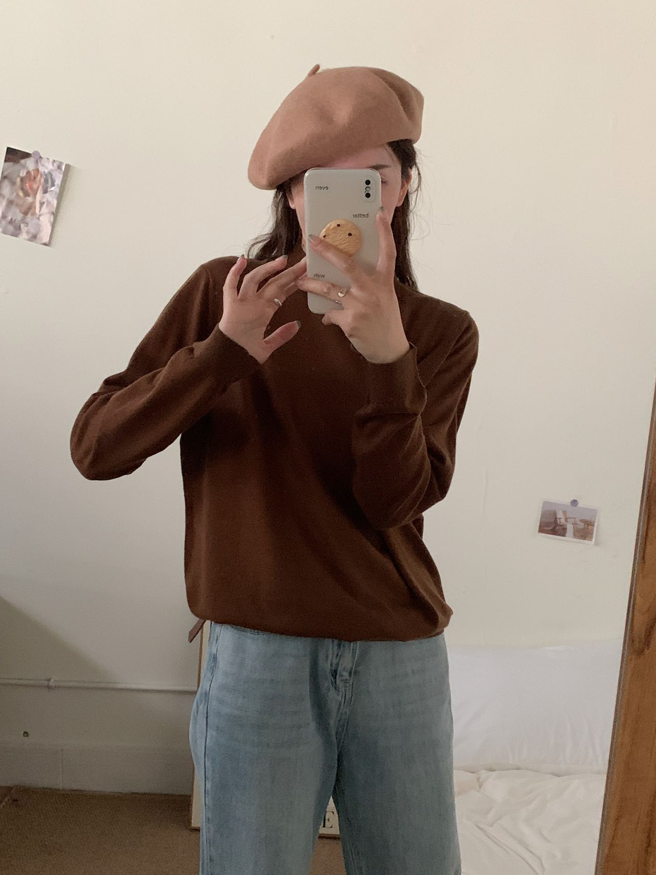 女半高领百搭短款圆领显瘦韩版长袖春秋打底衫四季通用秋冬羊毛
