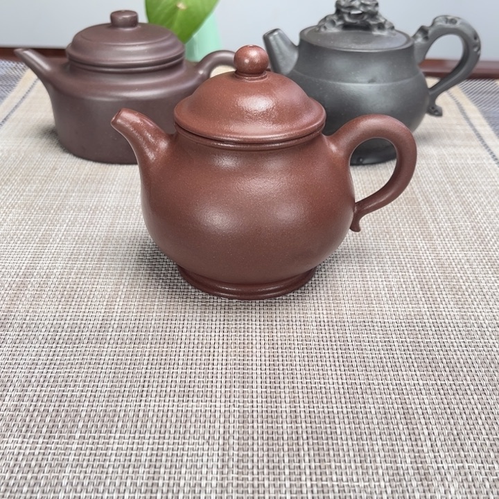 紫砂茶壶微微瑕潘壶