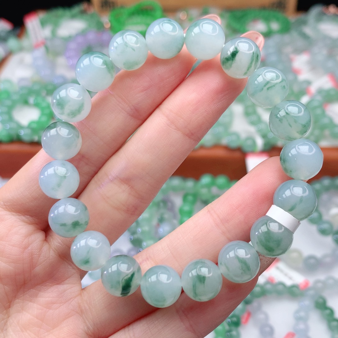 翡翠手链未镶嵌翡翠10mm