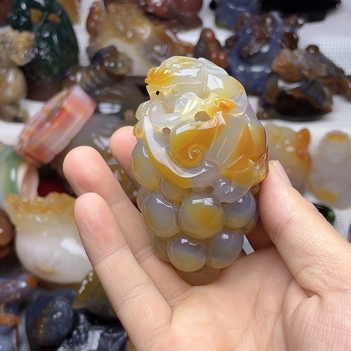 玛瑙/玉髓饰品未镶嵌