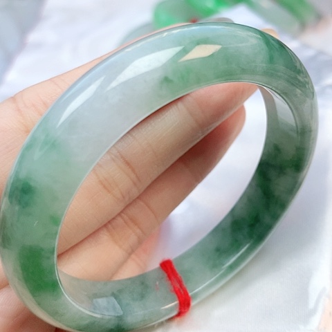 未镶嵌手镯翡翠57圈口050024