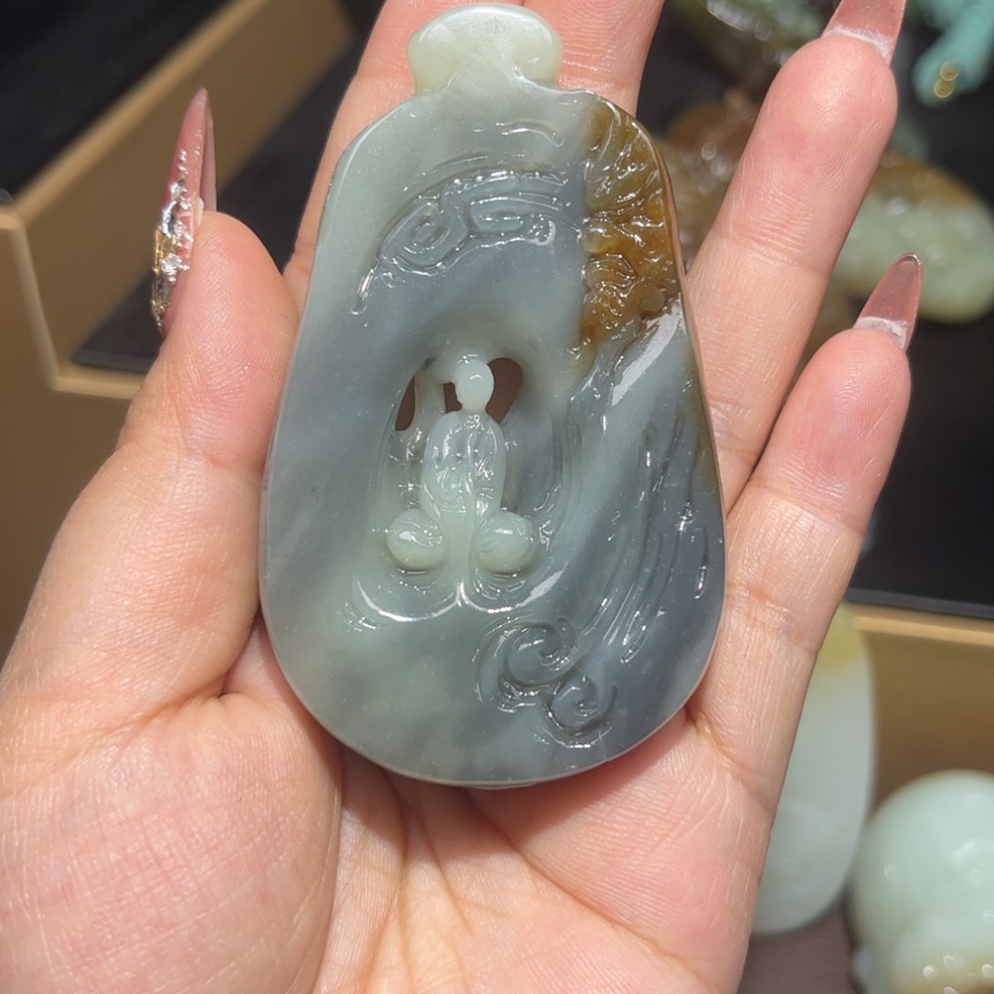 和田玉挂件未镶嵌