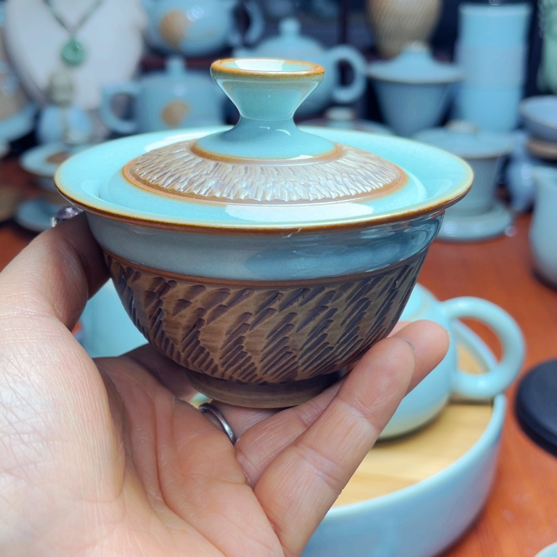 【闪购商品】单壶单杯天青，月白