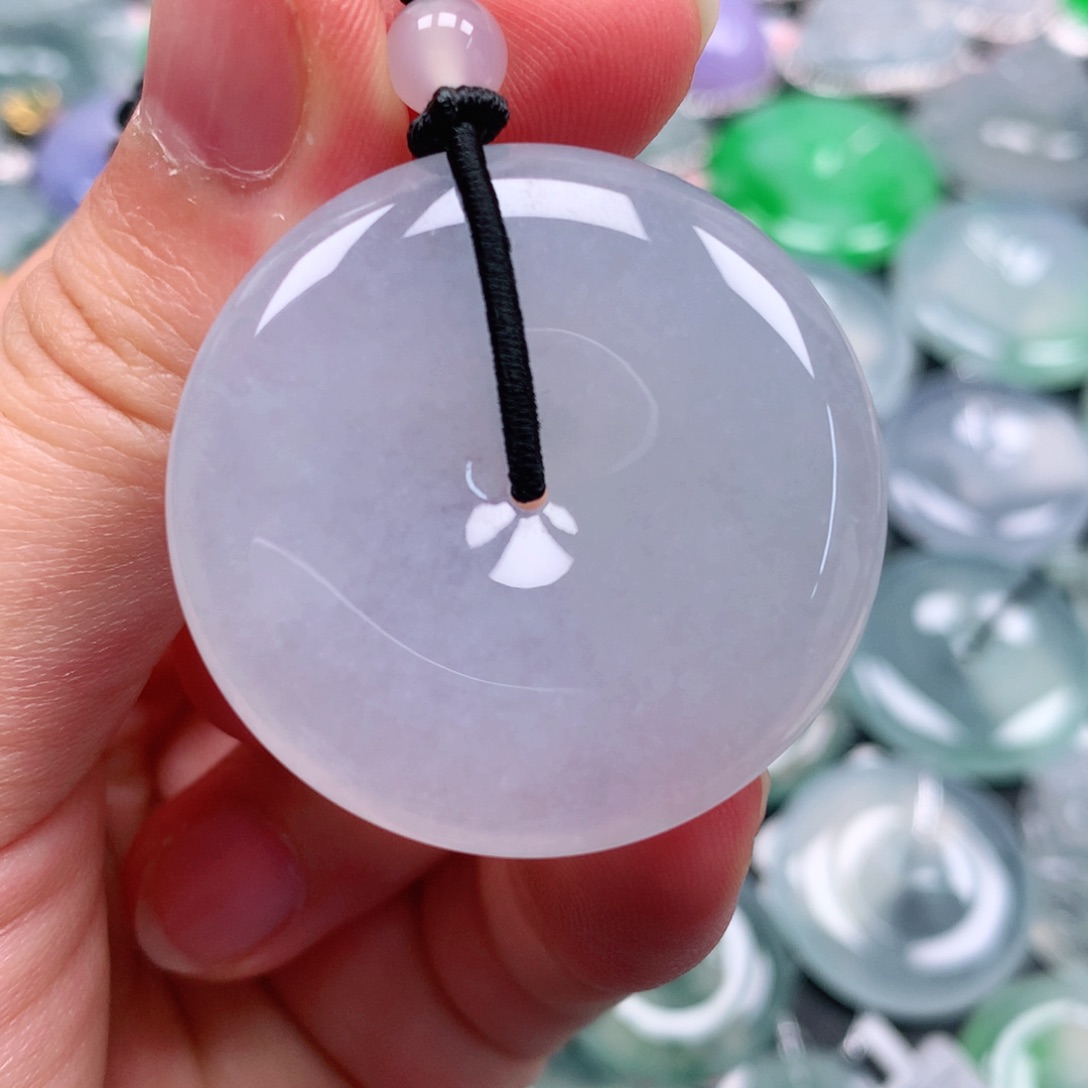 颈饰未镶嵌翡翠天然翡翠