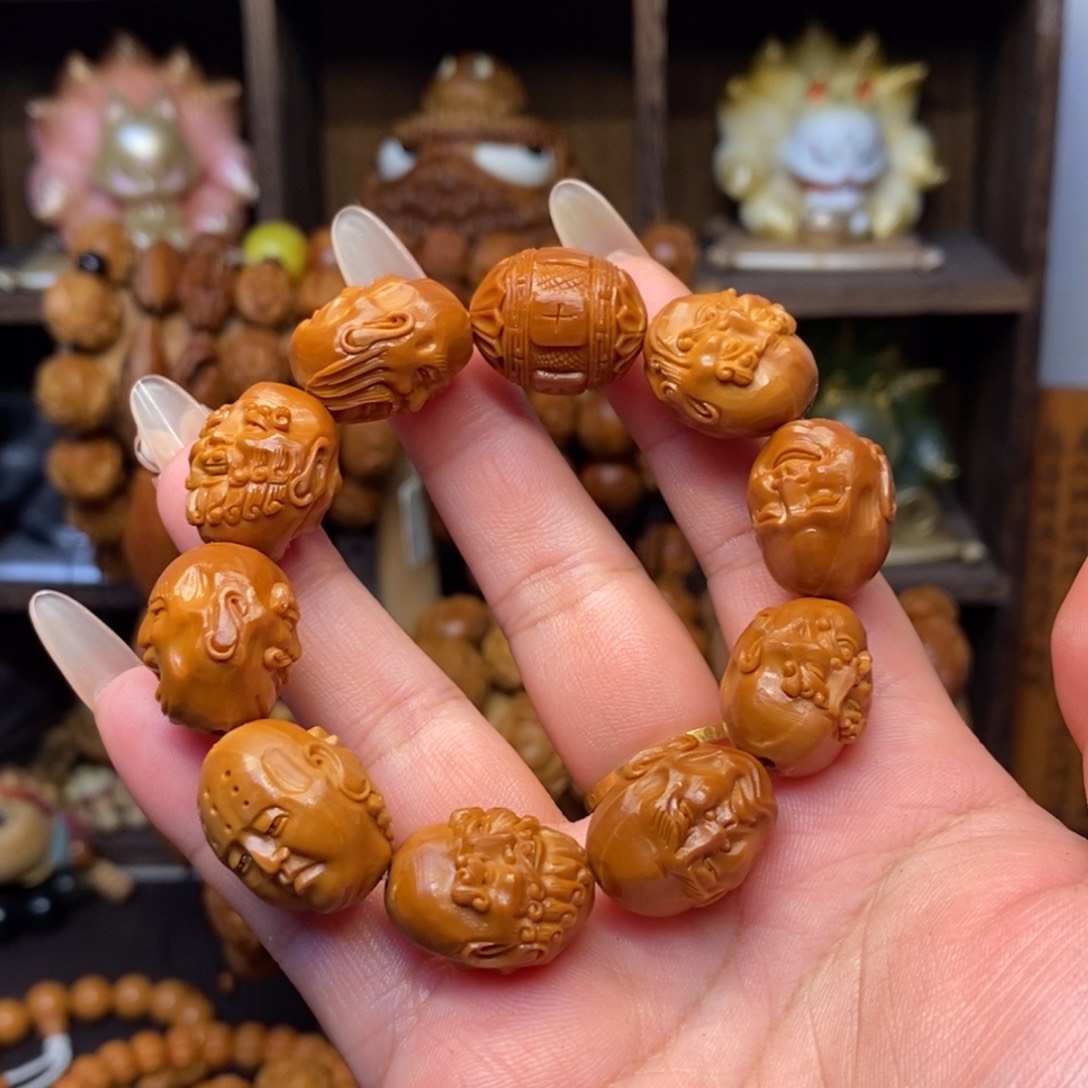 橄榄核手串/手链铁核留刀痕