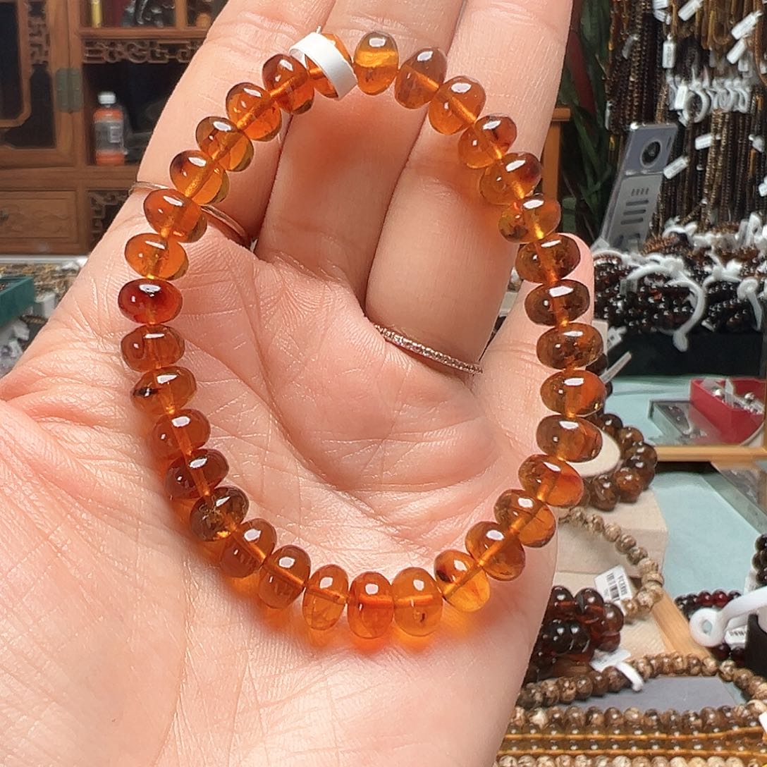 琥珀未镶嵌裸石抚顺琥珀八10507