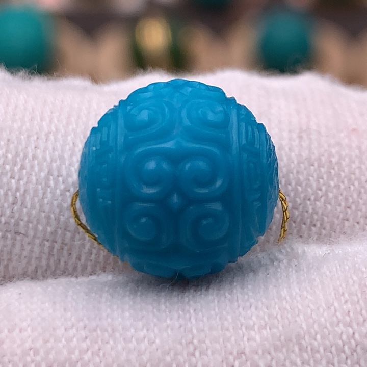 绿松石车挂未镶嵌