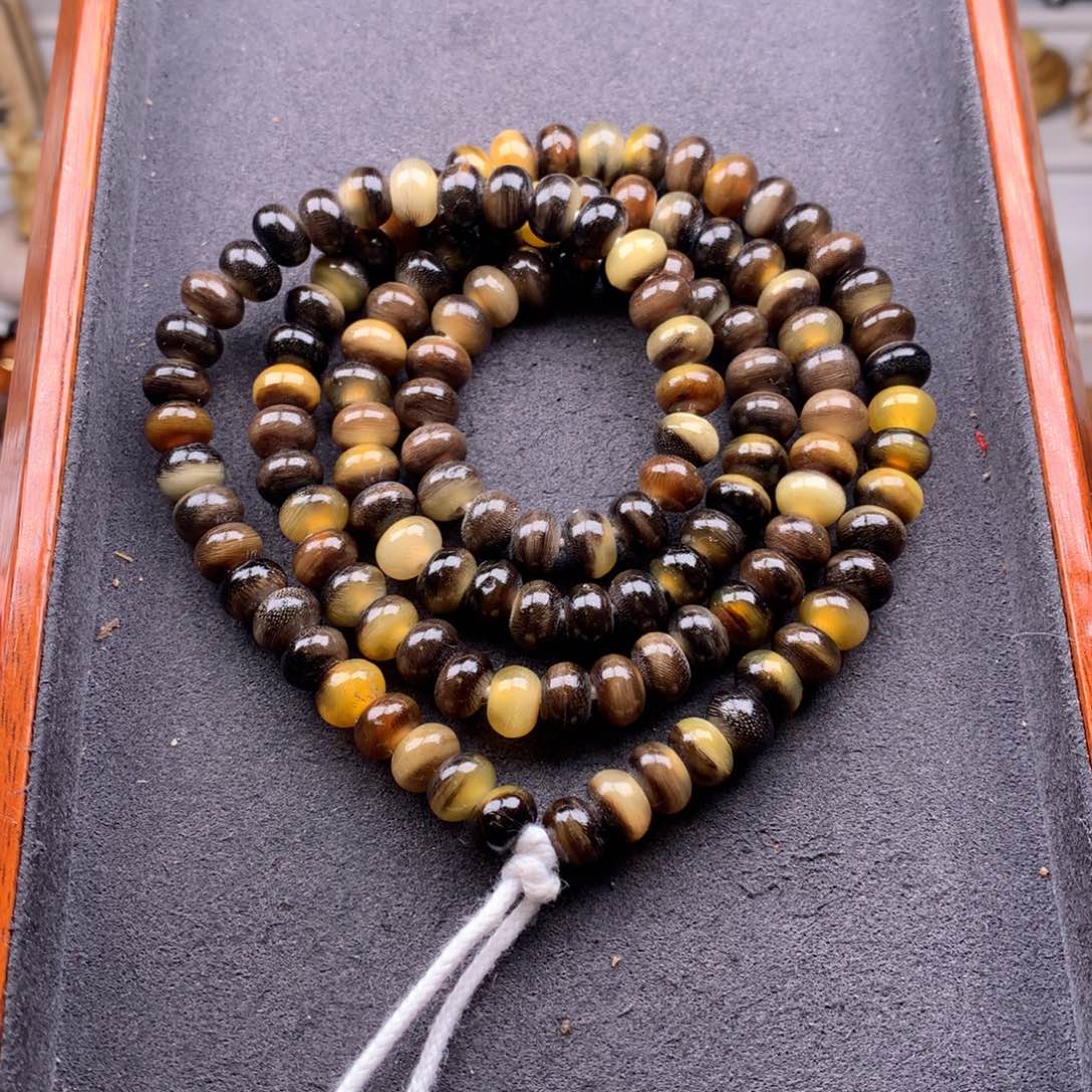 驼骨手串/手链0.8驴蹄算盘珠128珠