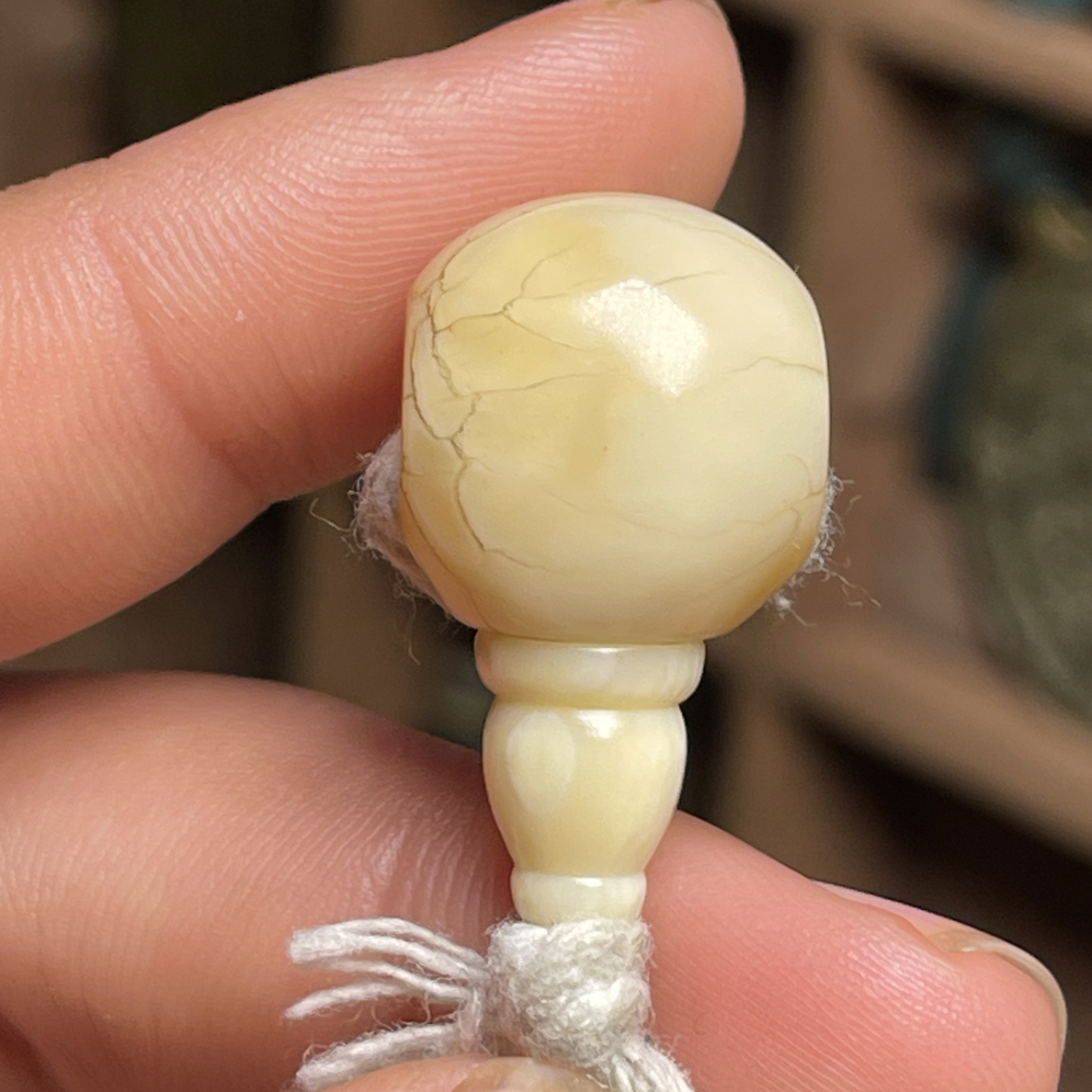 天然牛骨老白三通