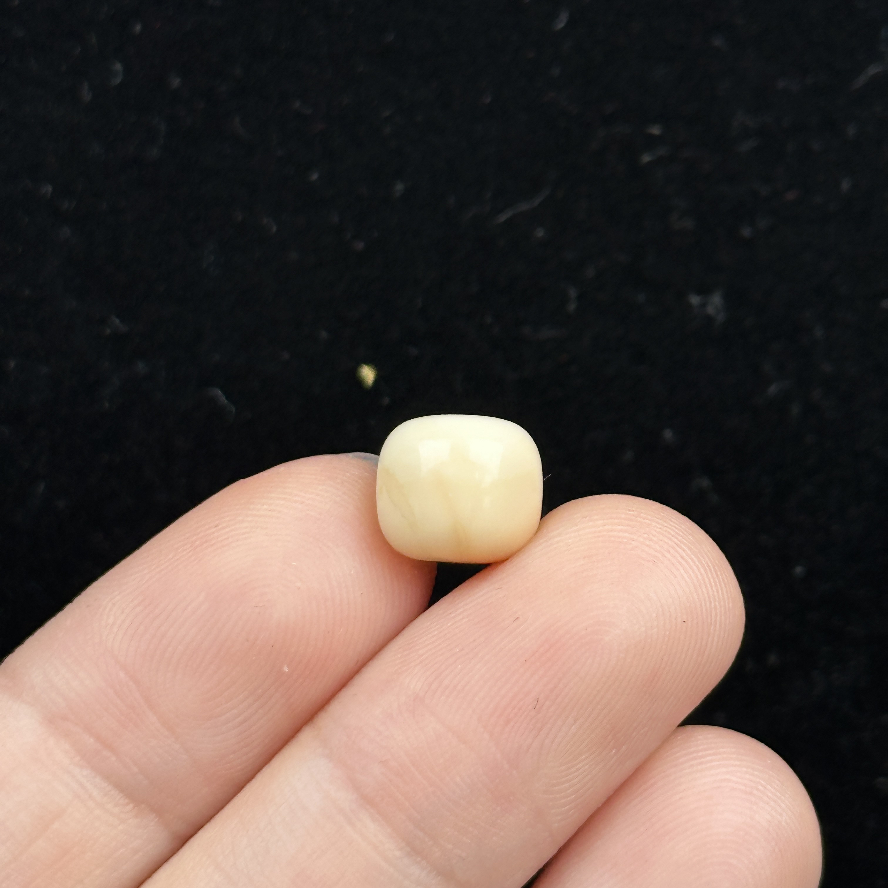 D6308天然蜜蜡 瑕疵特价墩子 8.8*7.8mm支持复检 假一罚四