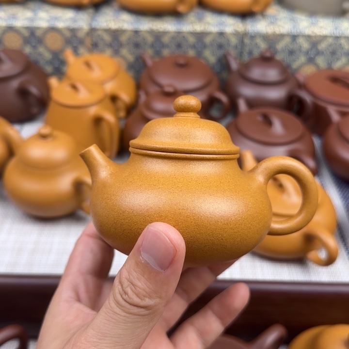 达***c茶壶紫砂黄金段零添加