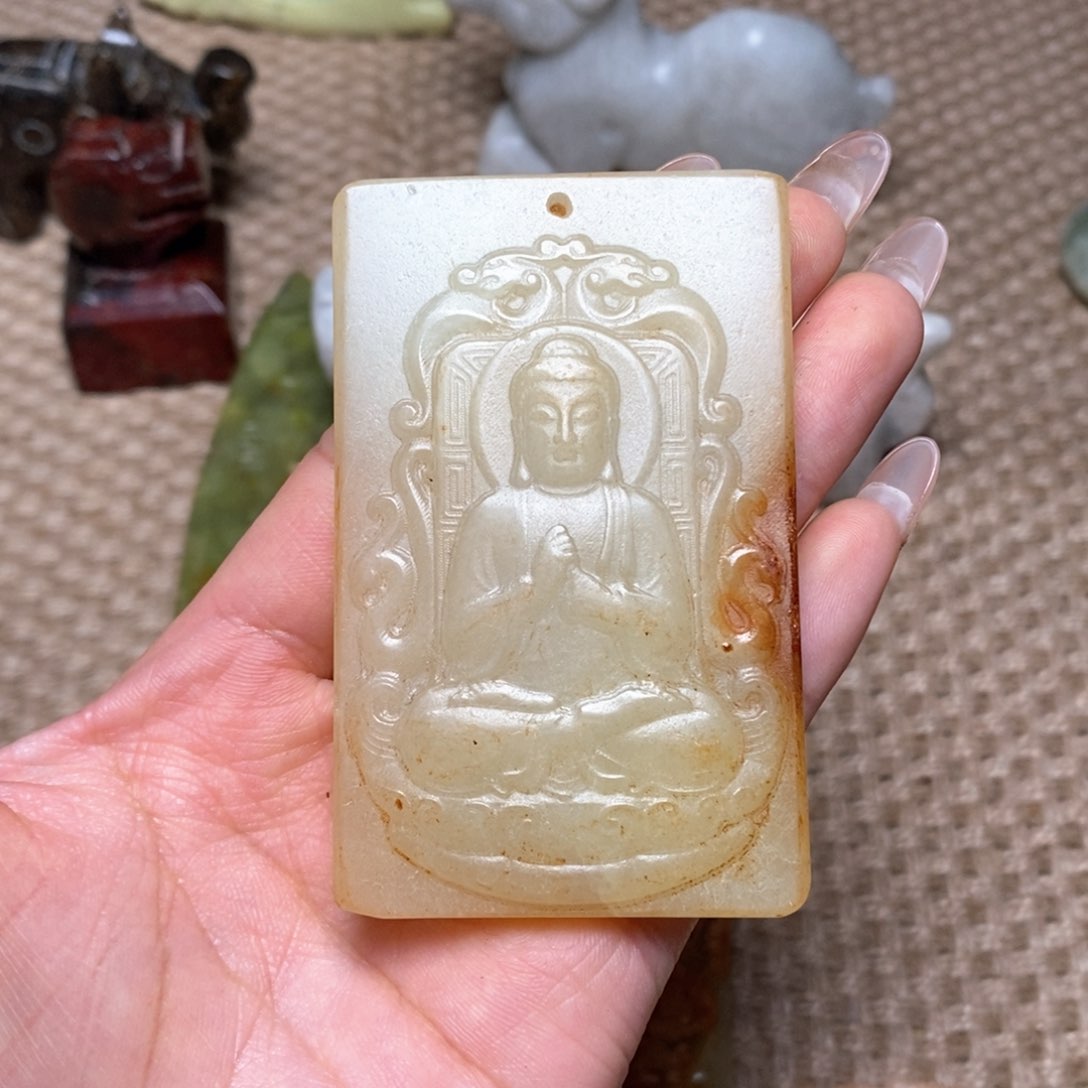 白玉菩提吊坠白玉菩提白玉菩提摆件