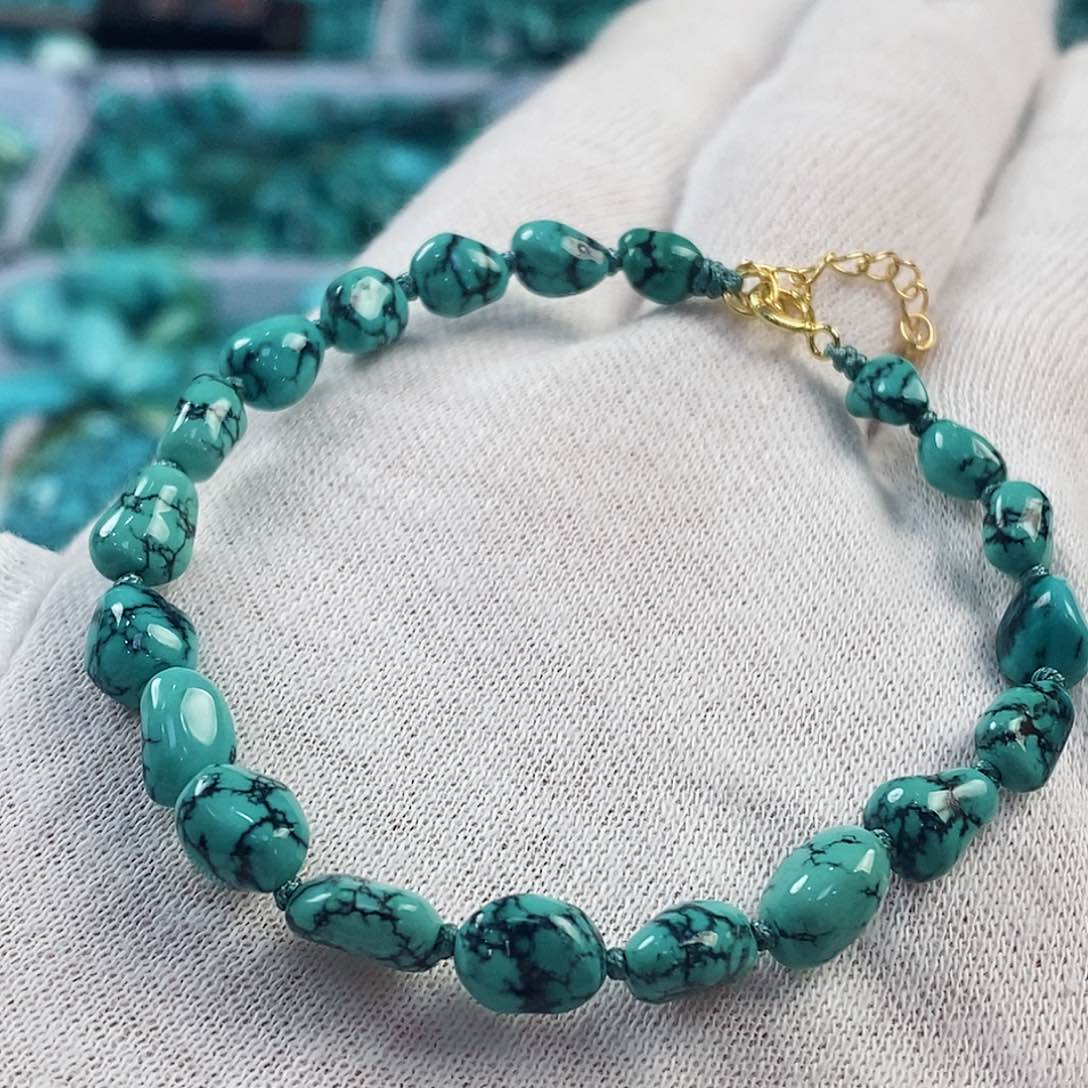 绿松石配饰未镶嵌桃*夭