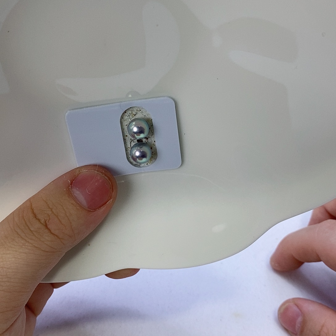 海水珍珠耳饰18K金镶嵌