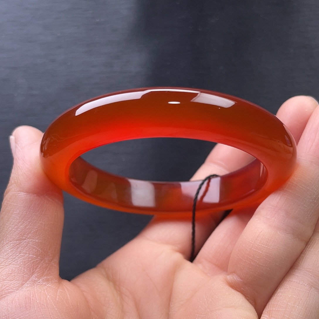 玛瑙/玉髓未镶嵌手镯57圈口