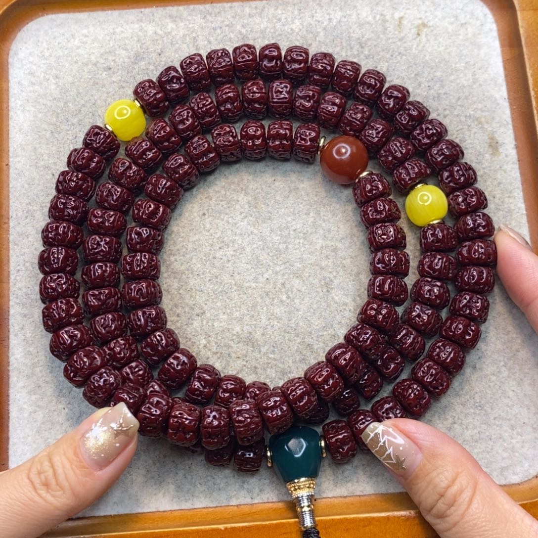 金刚菩提吊坠盘龙108 11