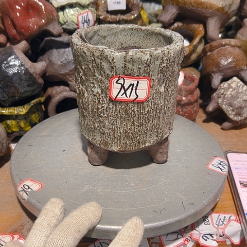 粗陶花盆制作就这样的