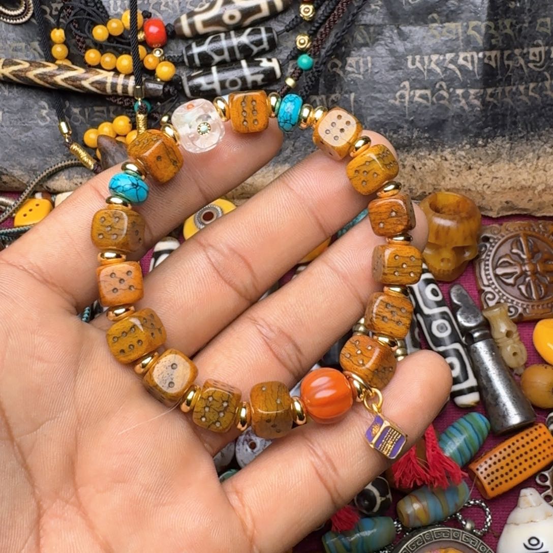 金刚菩提手串牦牛骨