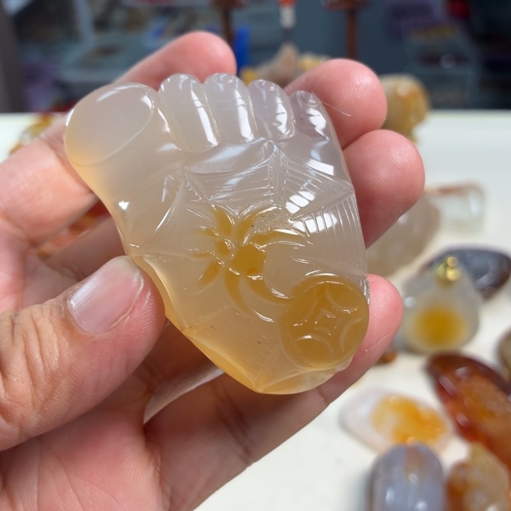 未镶嵌吊坠(不含链)玛瑙/玉髓