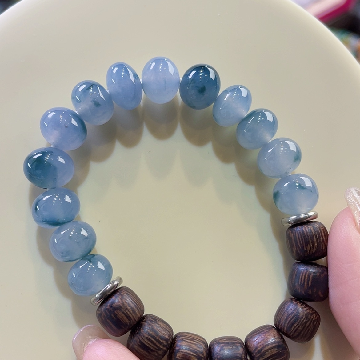 【闪购商品】翡翠颈饰未镶嵌蓝紫