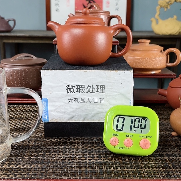 紫砂茶壶东****）宜兴原矿手工紫砂壶