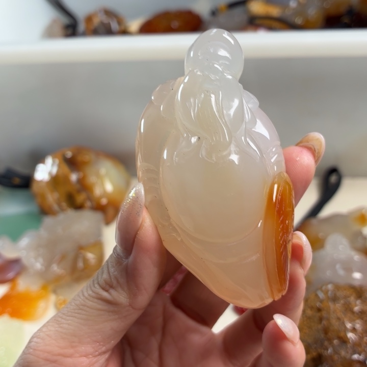 玛瑙/玉髓未镶嵌吊坠(不含链)
