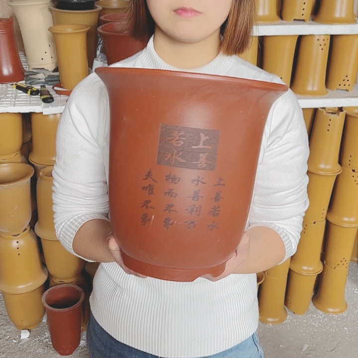 紫砂宜兴紫砂花盆