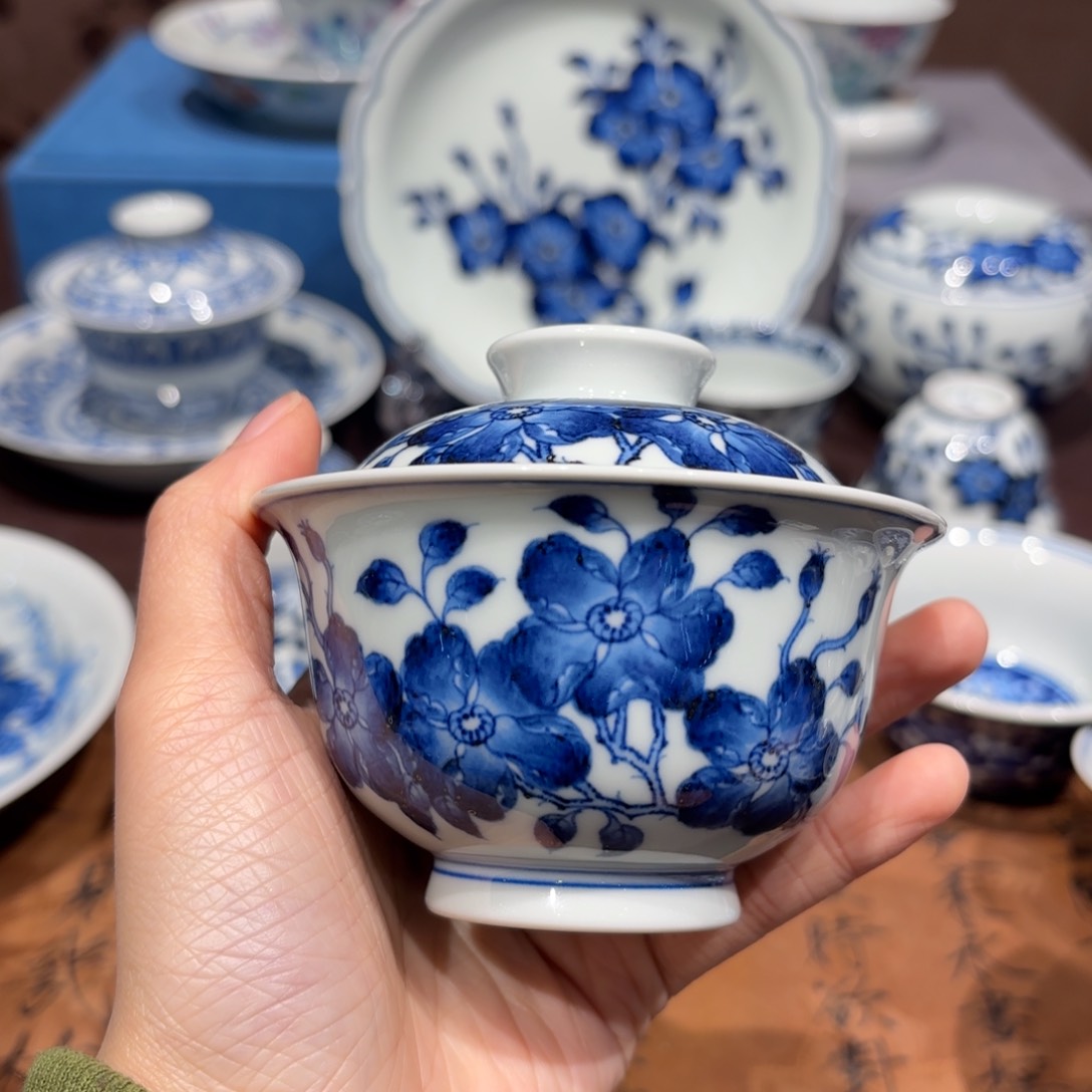 瓷片景德镇纯手工手绘