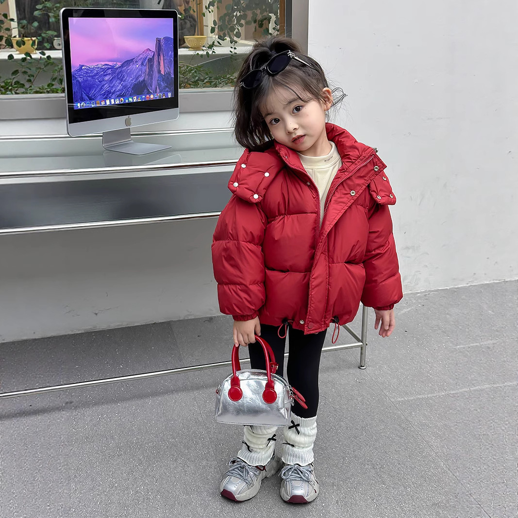 50%2025秋冬新款韩版儿童羽绒服中小童保暖加厚男童女童宝宝洋气