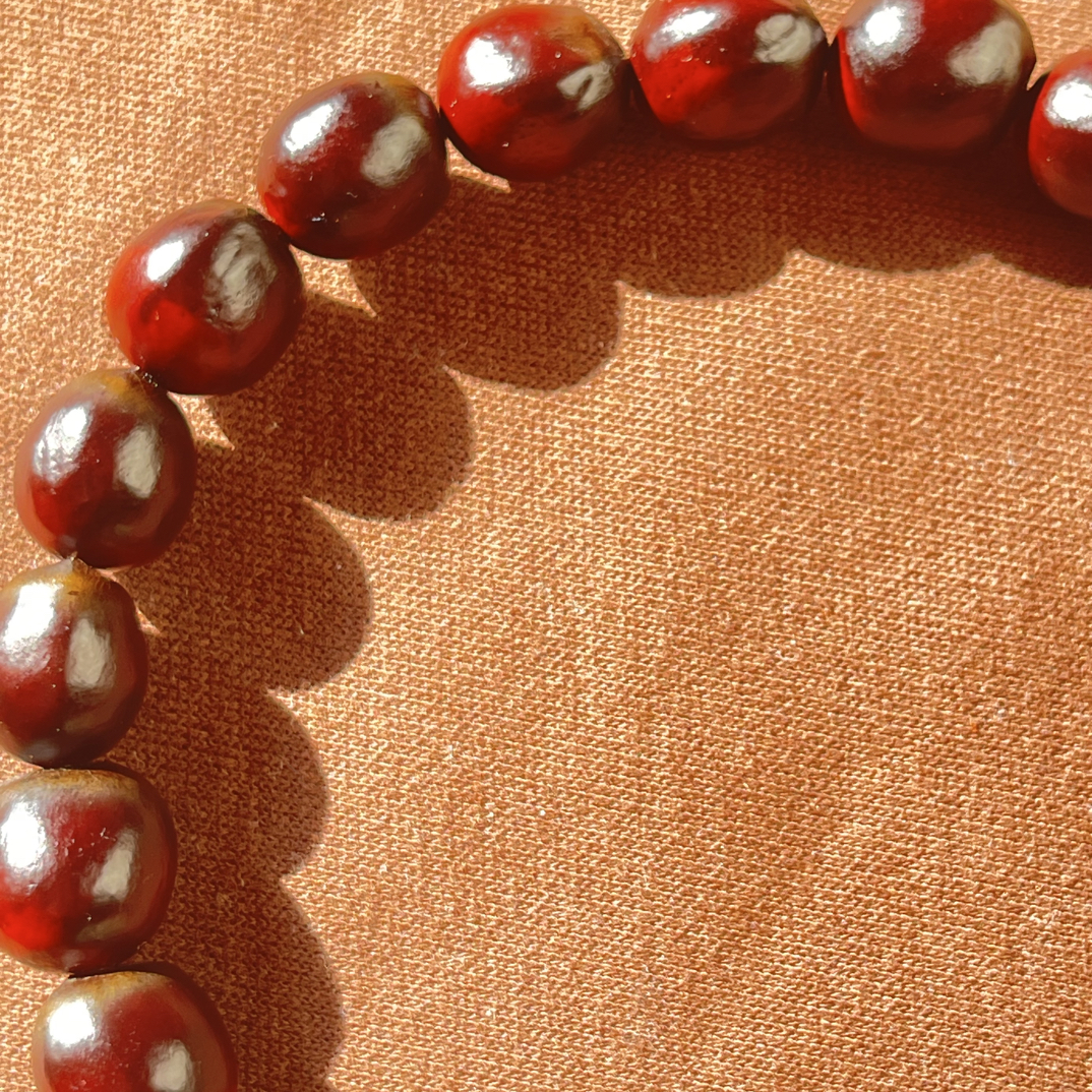 艳红色无患子菩提（不圆原生态鬼见愁）菩提居家饰品