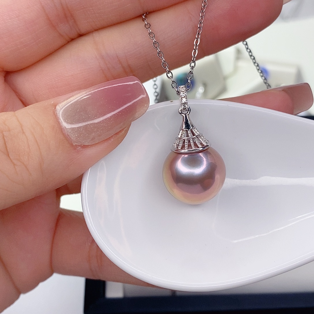 要***我银S925镶嵌淡水珍珠吊坠(赠链)