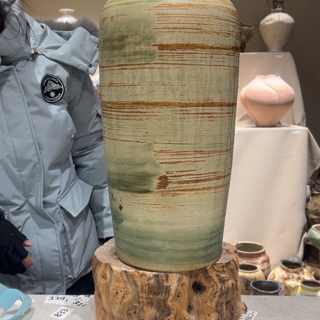 景德镇高温陶瓷花瓶摆件865花瓶摆件