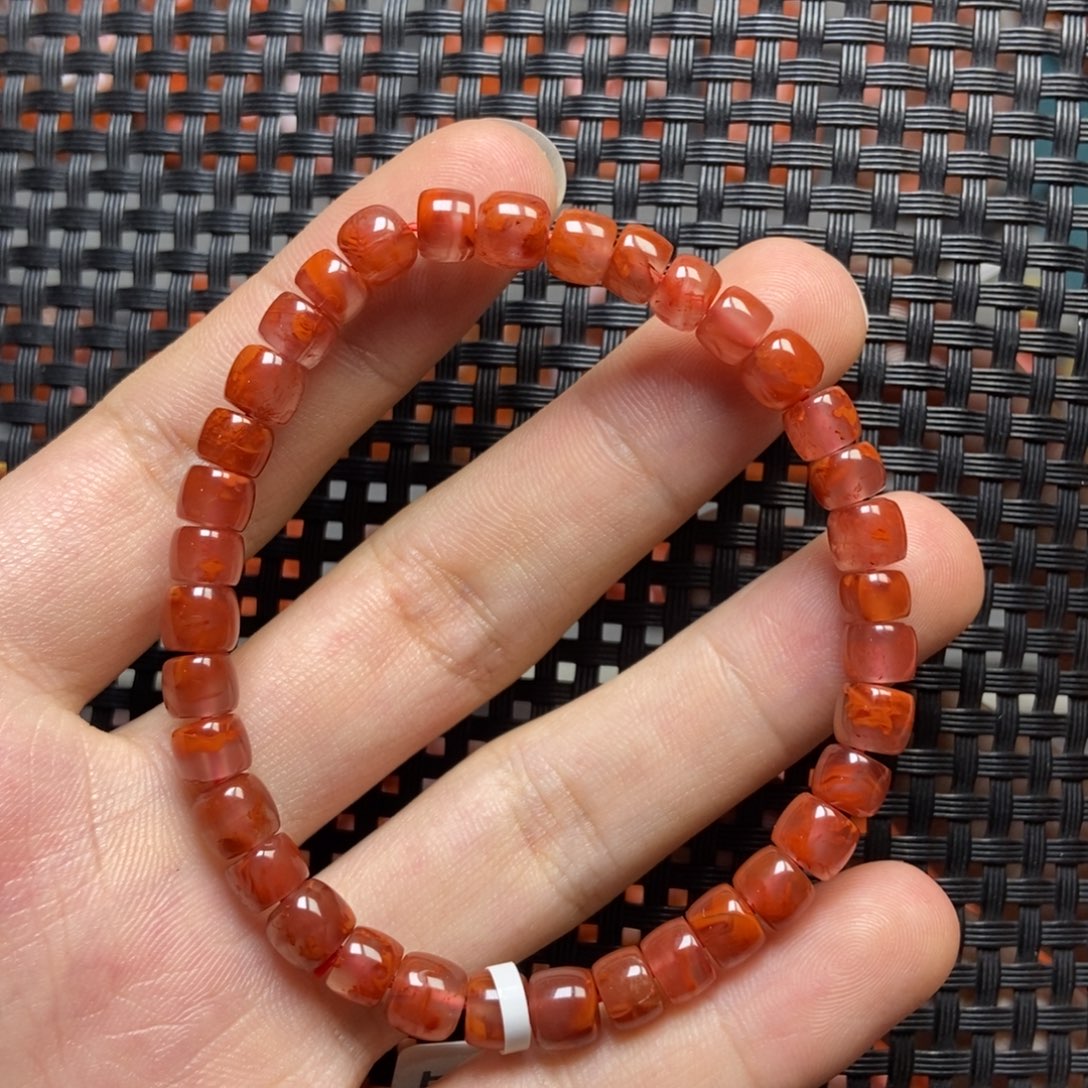 南红玛瑙未镶嵌手串6mm