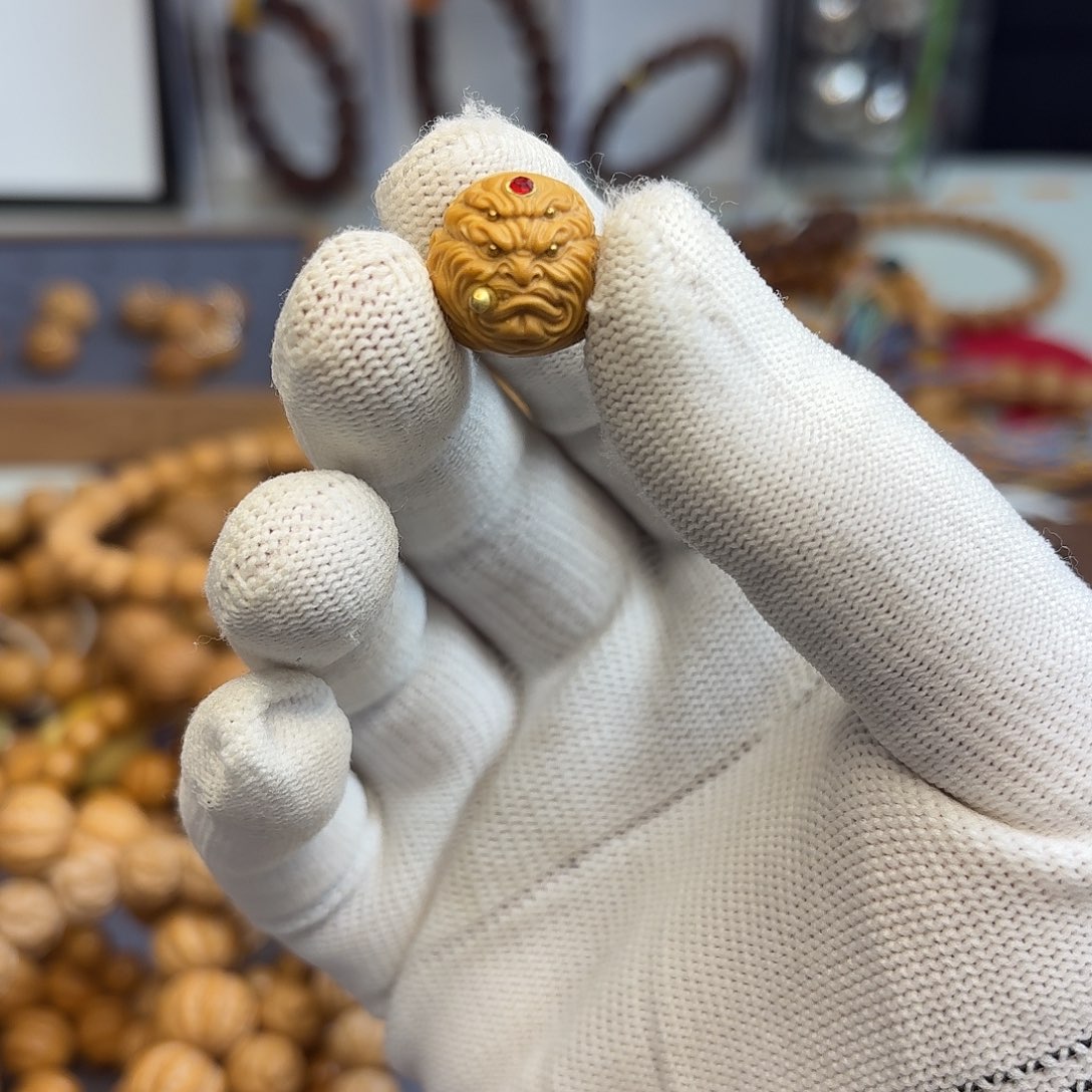 猴头核桃吊坠单颗