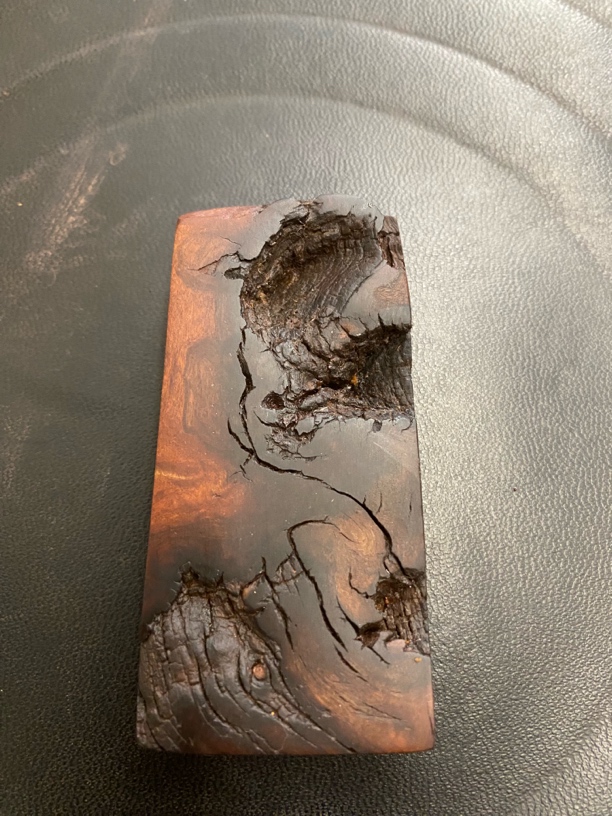 雷击枣木钥匙扣  可打孔【纯手工打磨】下单即发货