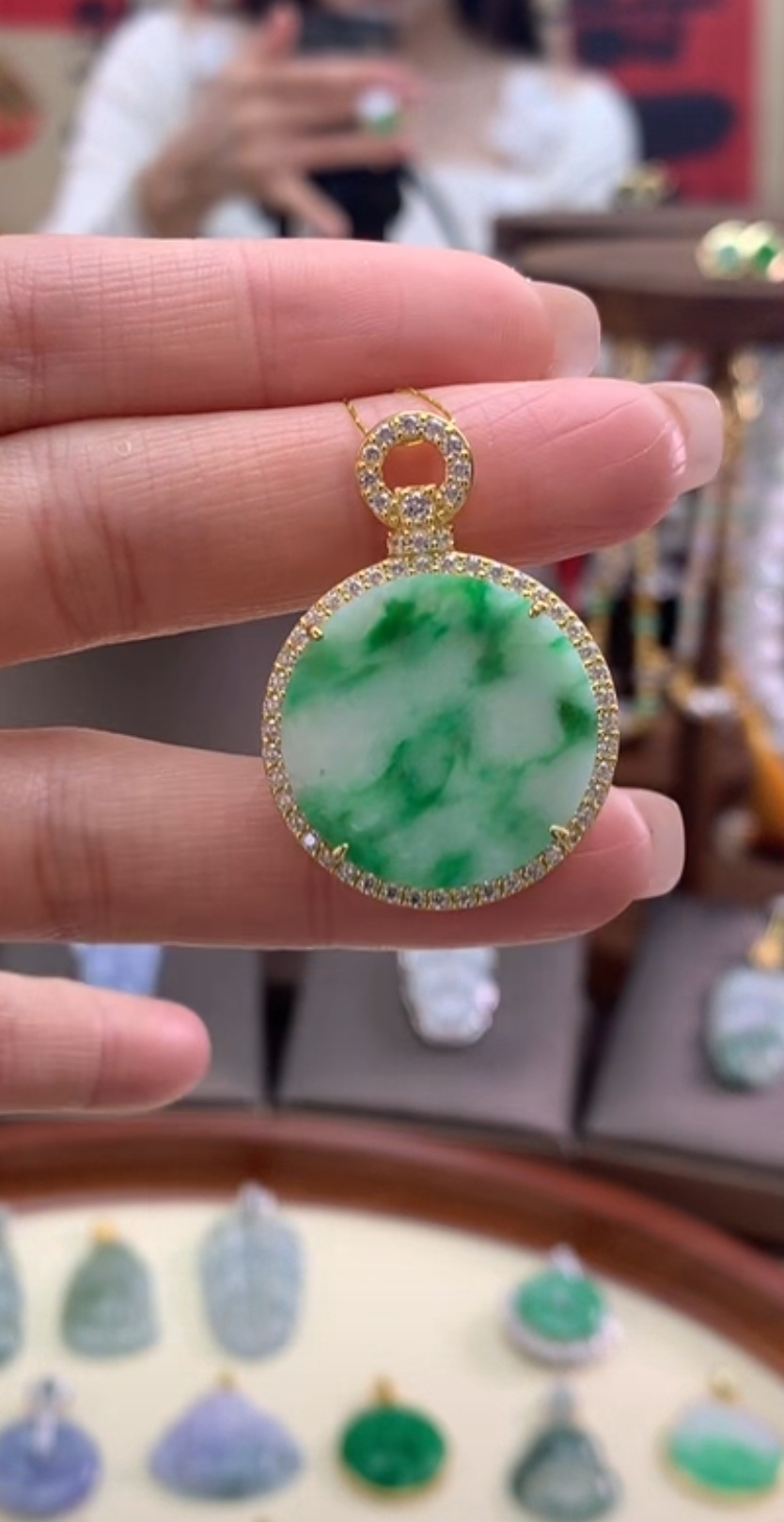 天然缅甸A货吊坠