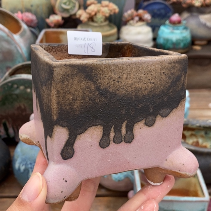 粗砂花盆1987盆新中式D841