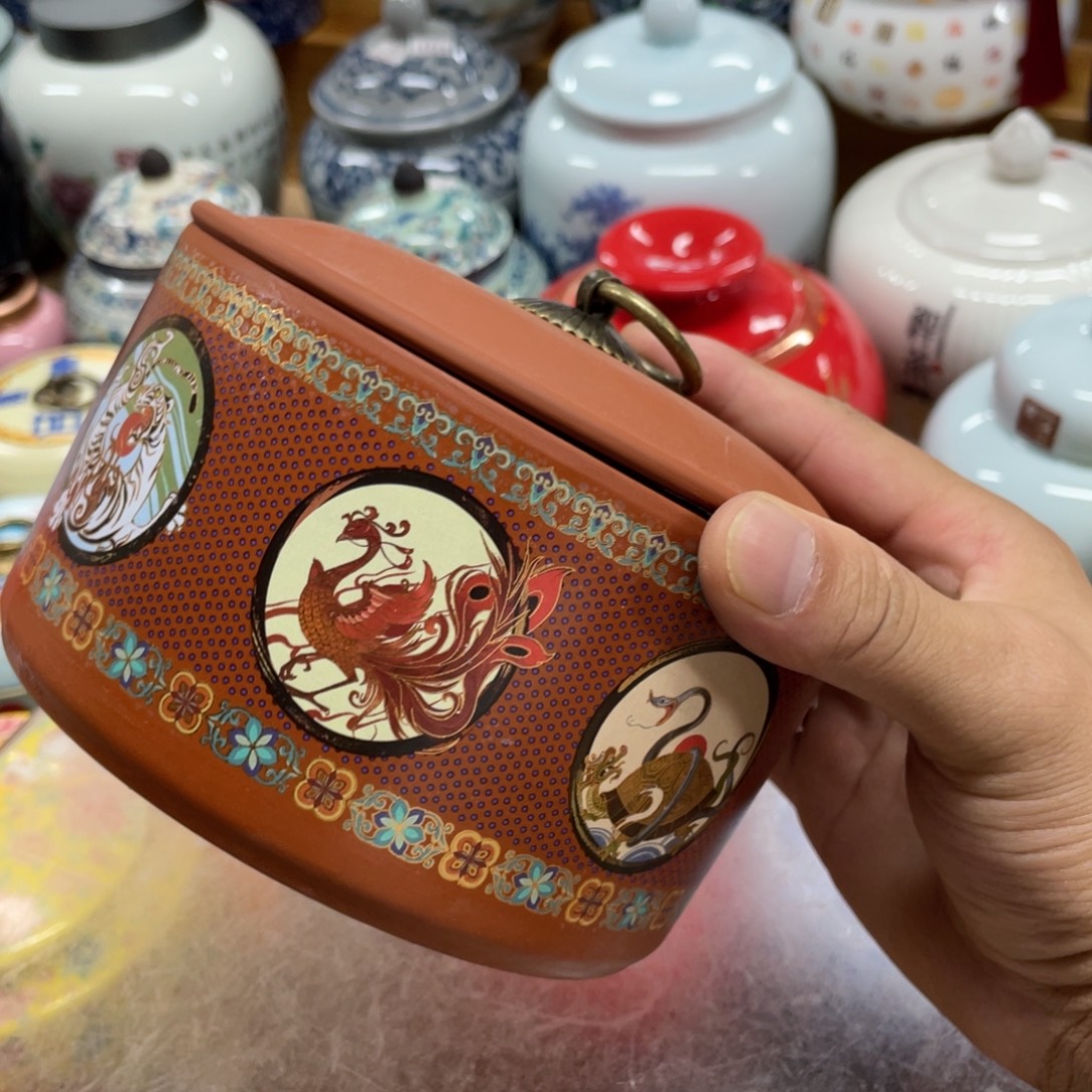 瓷片茶叶罐123456789123